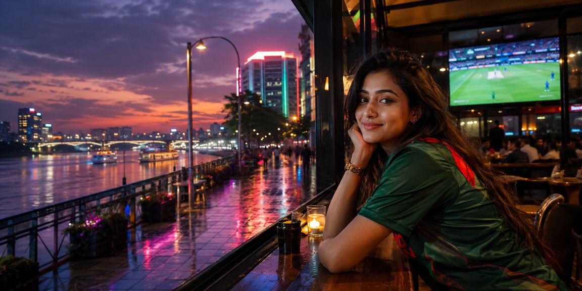 রংপুরে নিয়ন আলোয় ক্রিকেট বেটিং উপভোগের দৃশ্য