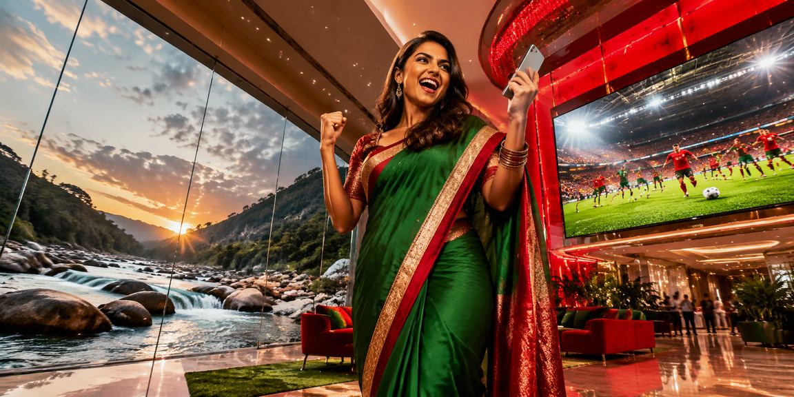 সিলেটে মোবাইল ক্যাসিনো ব্যবহার করে জ্যাকপট গেম খেলার দৃশ্য